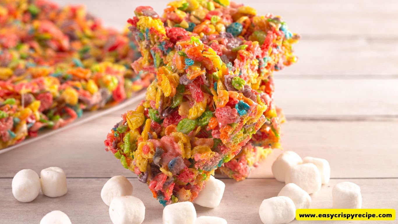 Easy Fruity Pebbles Rice Crispy Treats