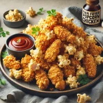 Air Fryer Popcorn Crusted Popcorn Chicken