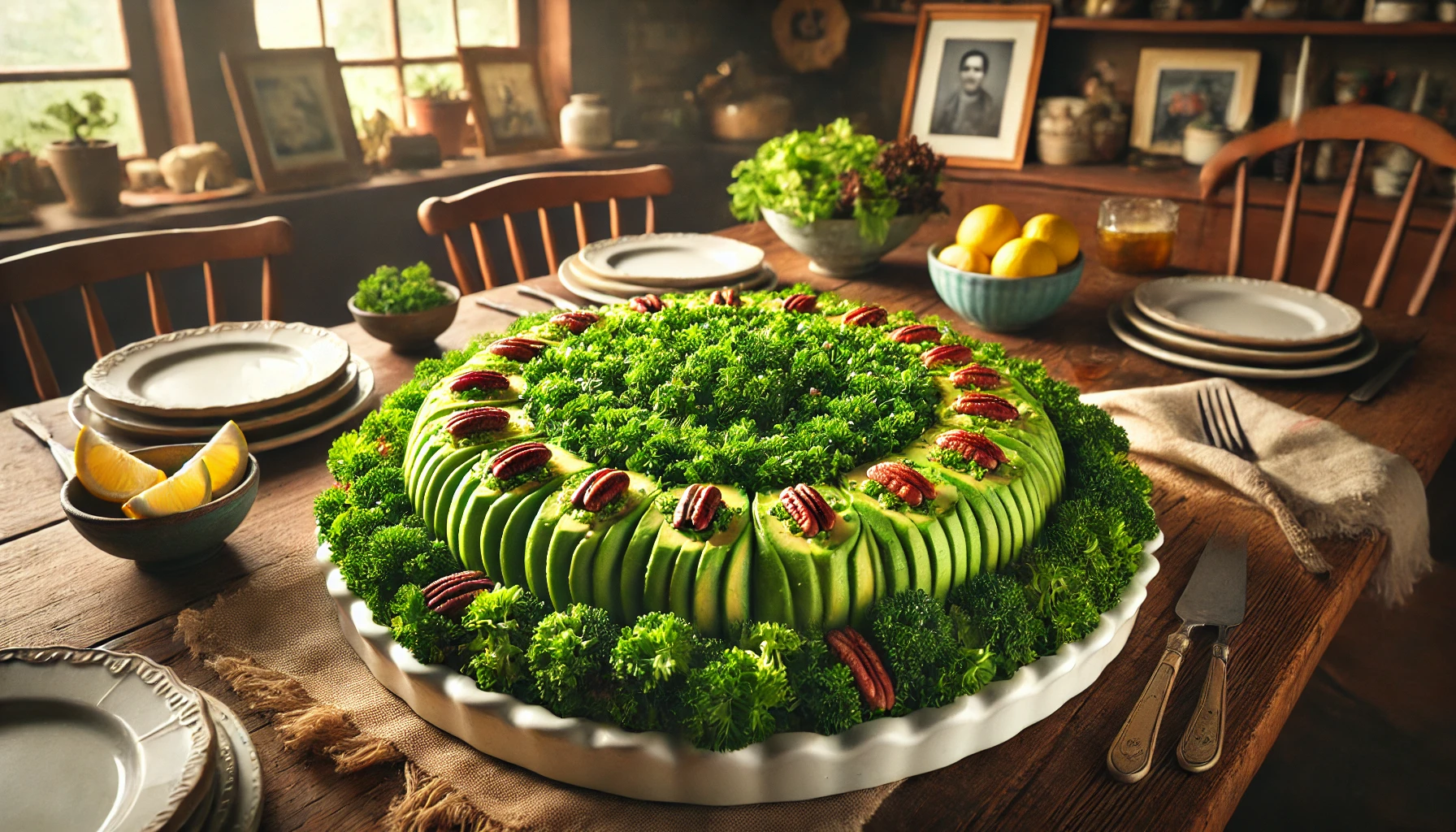 Aunt Mabels Molded Avocado Salad with Toasted Pecans Recipe