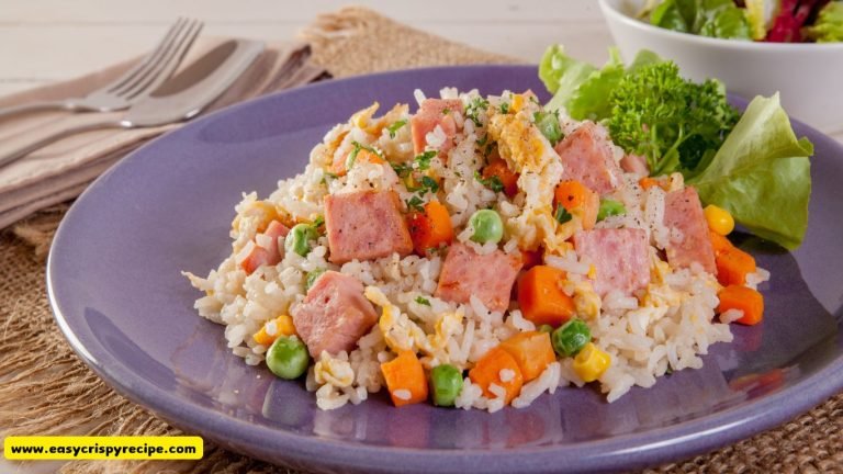 Authentic Ham Fried Rice With Eggs
