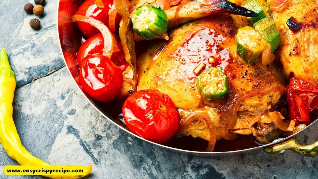 Baked Chicken And Okra Recipe