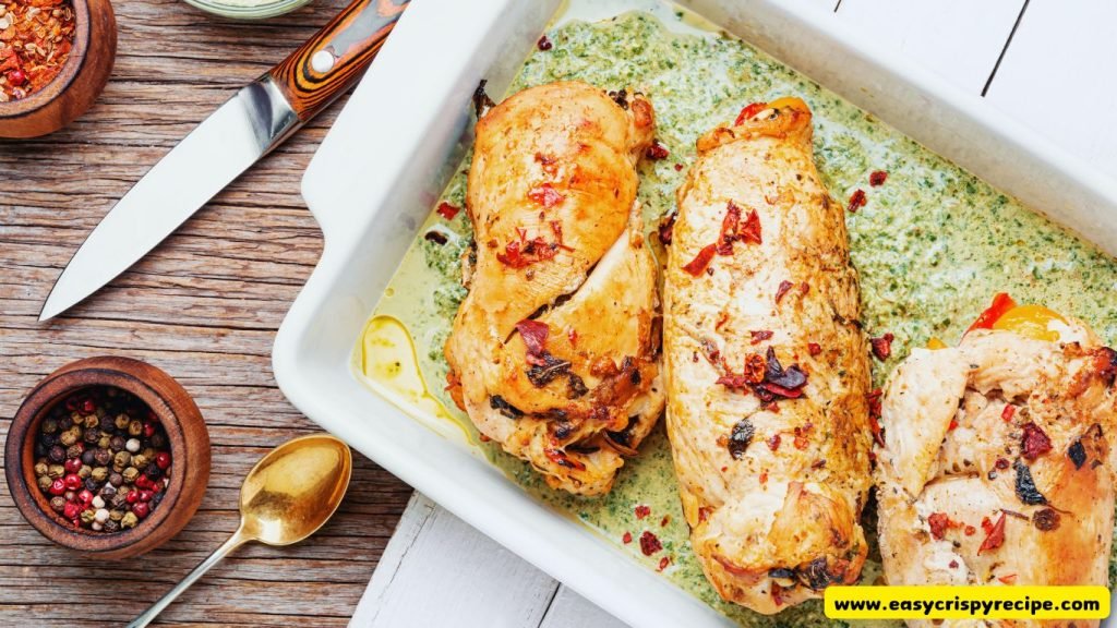 Baked Chicken Oscar Dinner Recipe