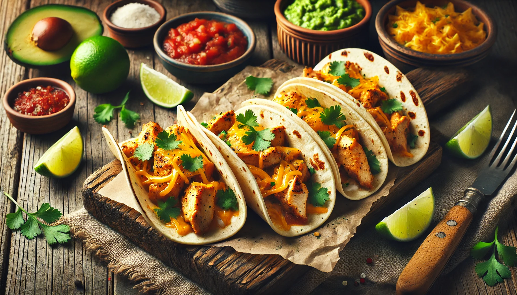 Baked Chicken Tacos