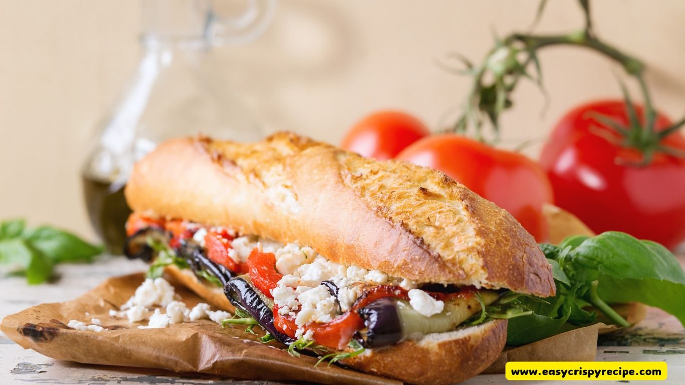 Baked Eggplant Sandwiches