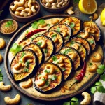 Baked Eggplant With Cashews Recipe