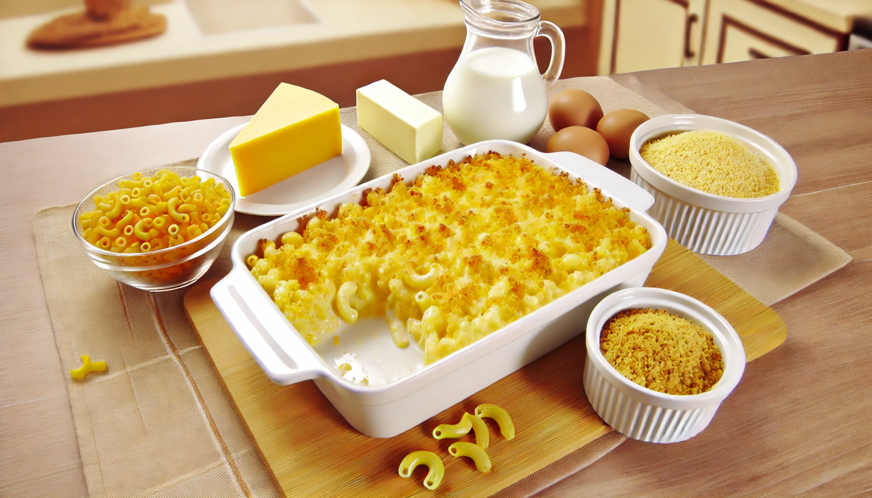 Baked Macaroni And Cheese III Recipe