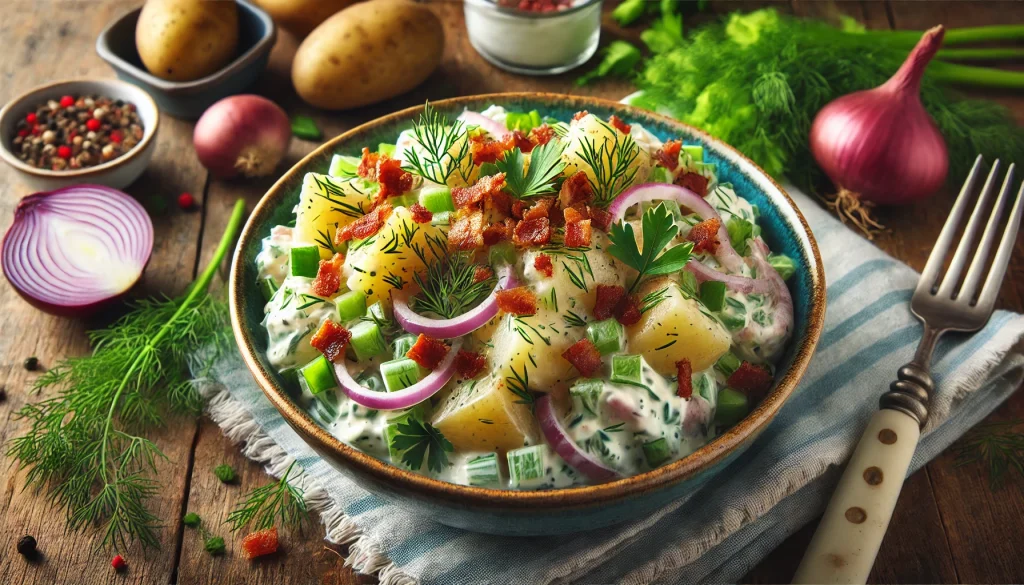 Baked Potato Salad with Dill: Ingredients, Tips, and Variations 1 Baked Potato Salad with Dill Recipe