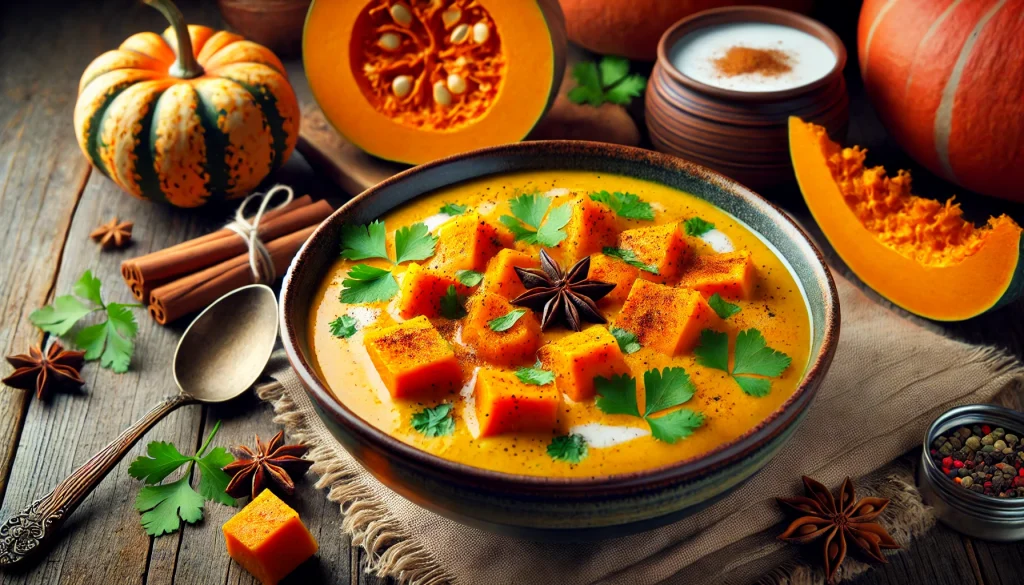 Baked Pumpkin Sweet Potato and Coconut Milk Soup: Easy, Healthy, and Vegan 1 Baked Pumpkin Sweet Potato and Coconut Milk Soup