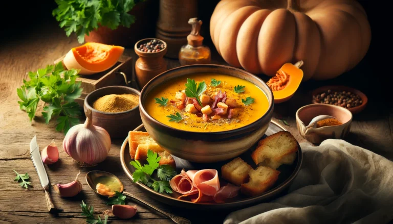 Butternut Squash Soup With Crispy Prosciutto Recipe