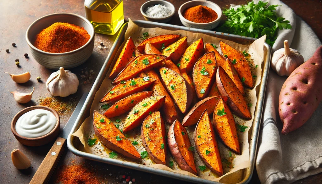 Cajun Style Baked Sweet Potato: Cajun Style Baked Sweet Potato 1 Cajun Style Baked Sweet Potato recipe