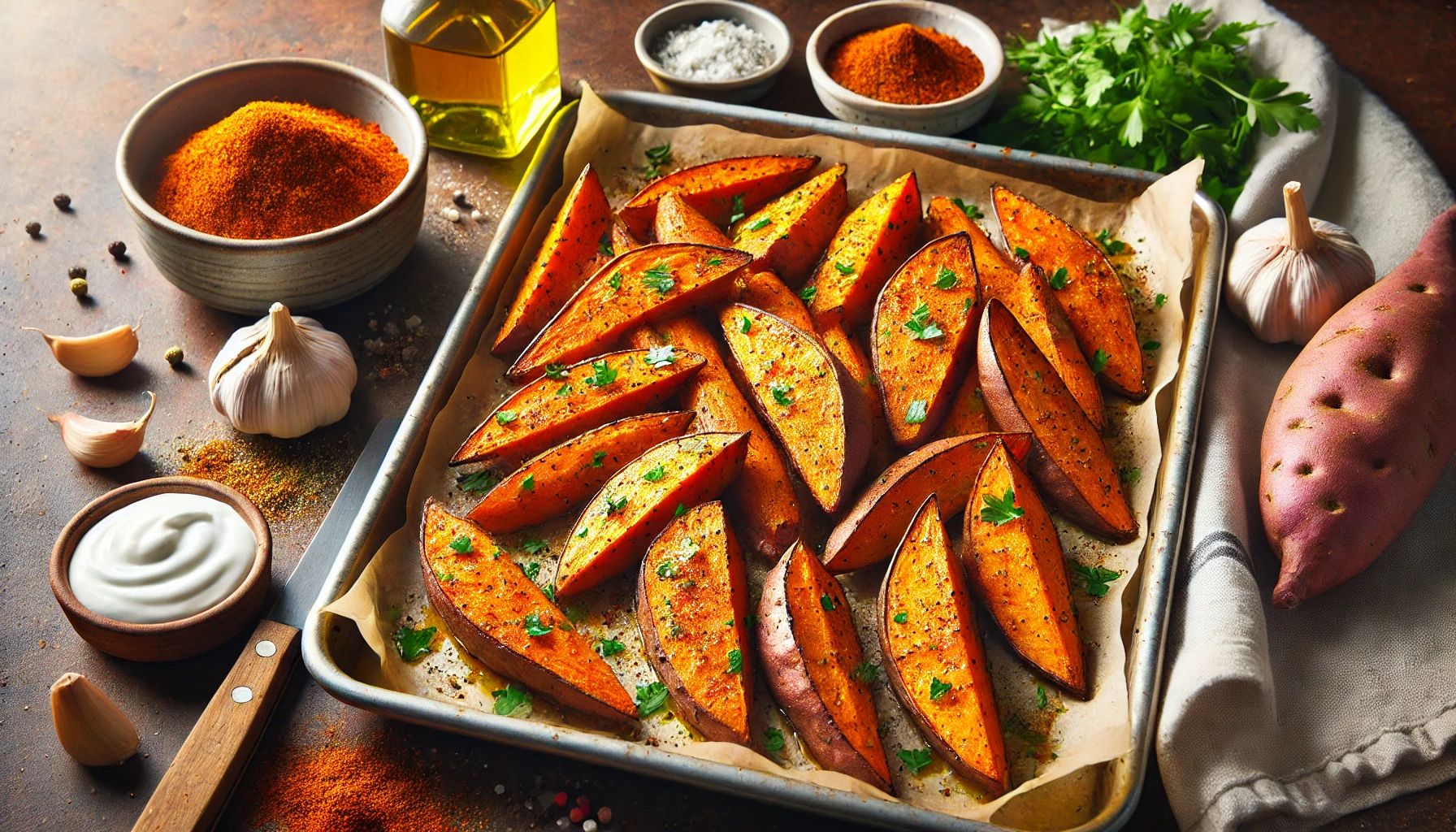 Cajun Style Baked Sweet Potato recipe