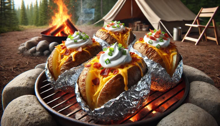 Campfire Baked Potatoes