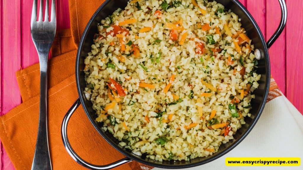 Cauliflower Chicken Fried Rice Recipe