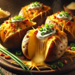 Cheesy Twice-Baked Potatoes Recipe