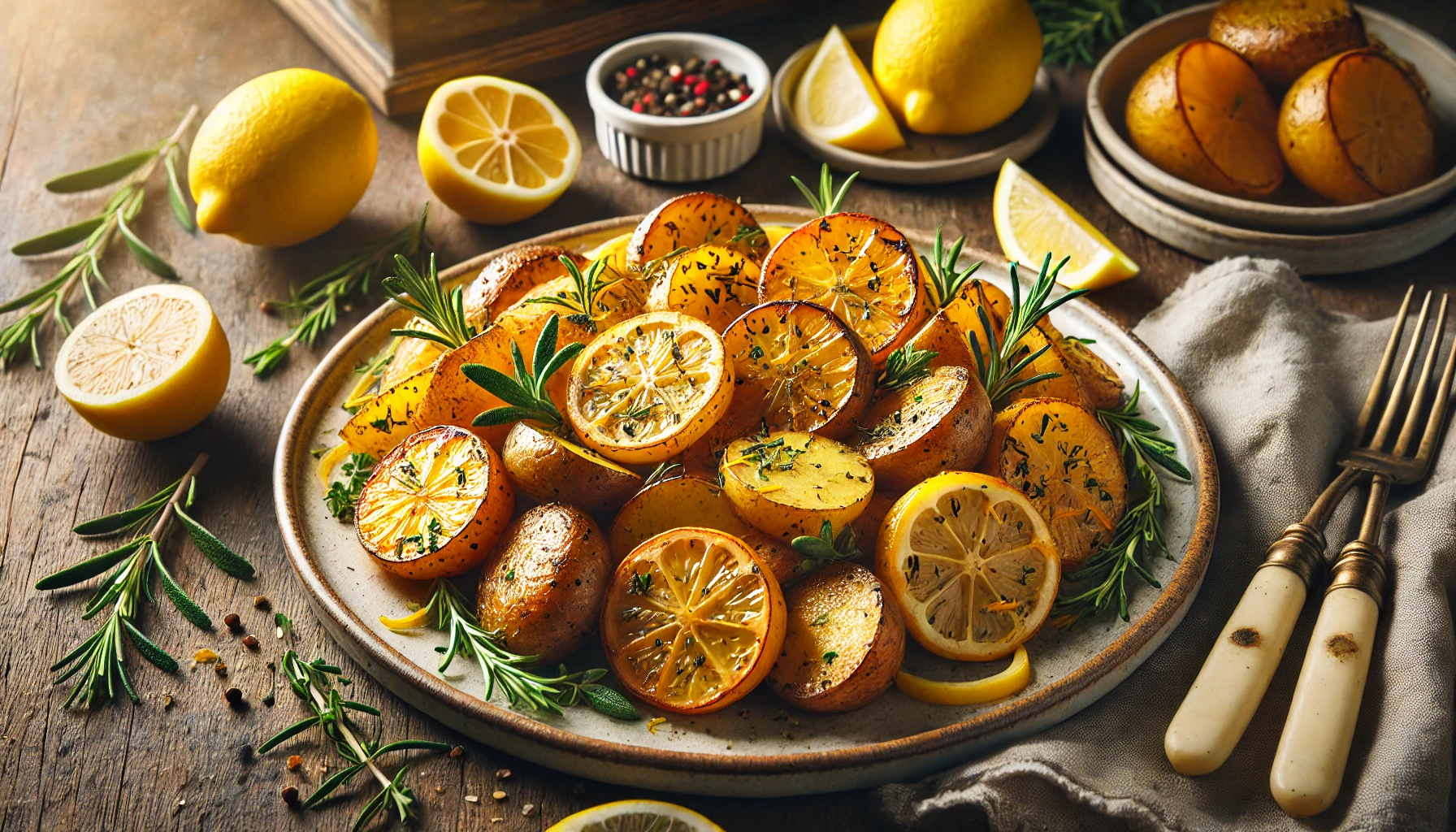 Citrus and Herb Roasted Potatoes