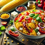 Corn and Roasted Red Pepper Salad Recipe