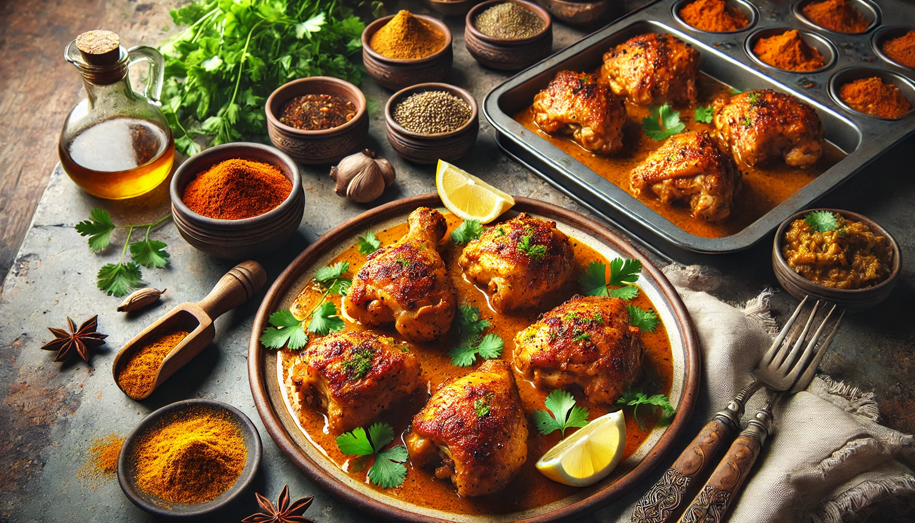 Crispy Baked Chicken Curry recipe