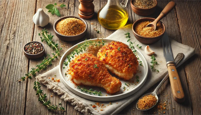 Crispy Baked Panko Chicken Thighs Recipe