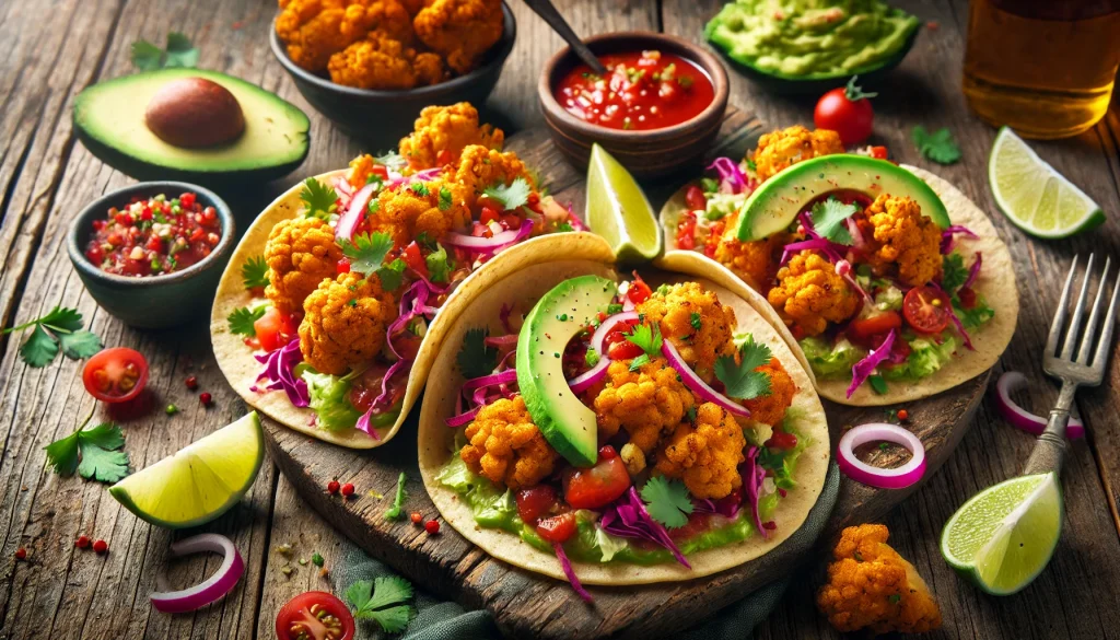 Crispy Cauliflower Tacos Recipe: Easy, Delicious, and Nutritious 1 Crispy Cauliflower Tacos Recipe