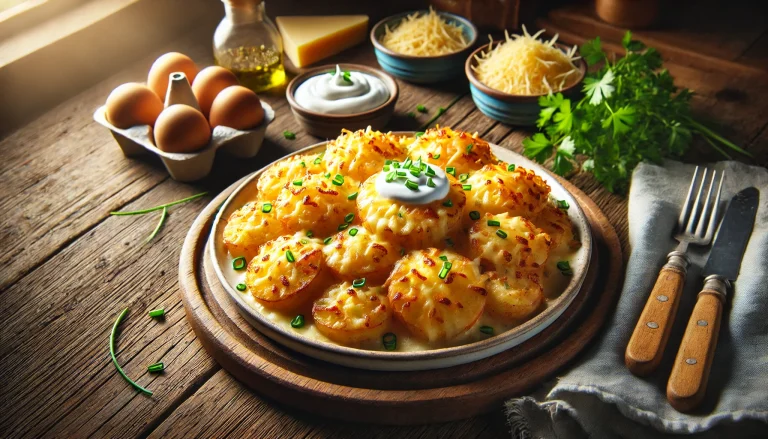 Crispy Cheesy Smashed Potatoes Recipe