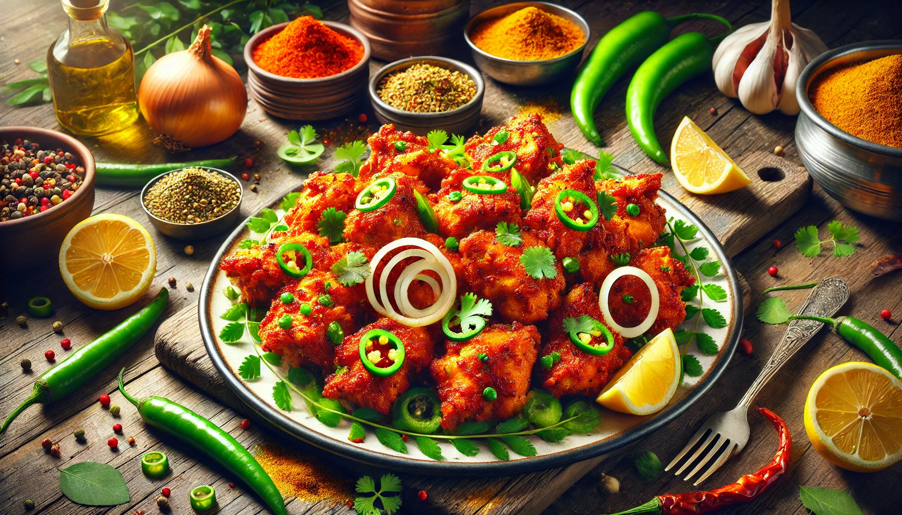 Crispy Chicken 65 Quick And Easy Fried Spicy Chicken recipe