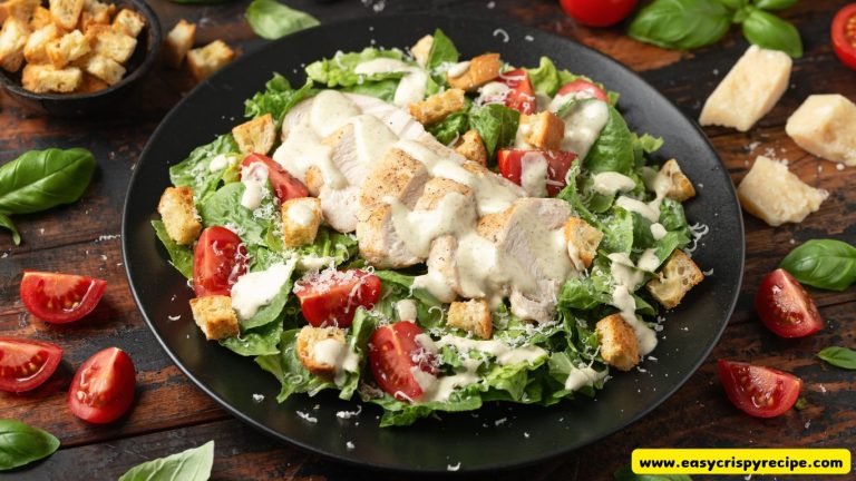 Crispy Chicken Salad with Yummy Honey Mustard Dressing Recipe