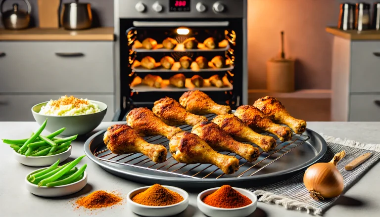 Crispy Easy Baked Chicken Drumsticks recipe