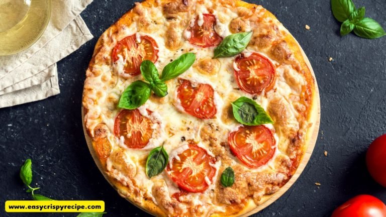 Crispy Grilled Pizza Margherita