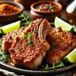 Crispy Pan Fried Jerk Pork Chops Recipe
