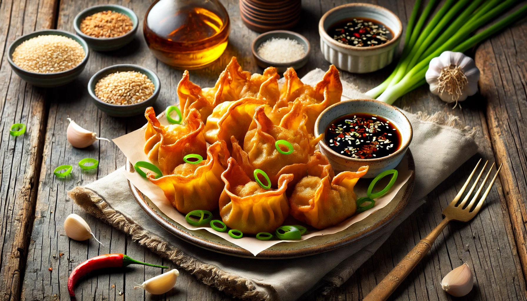 Crispy Pork Wontons Recipe