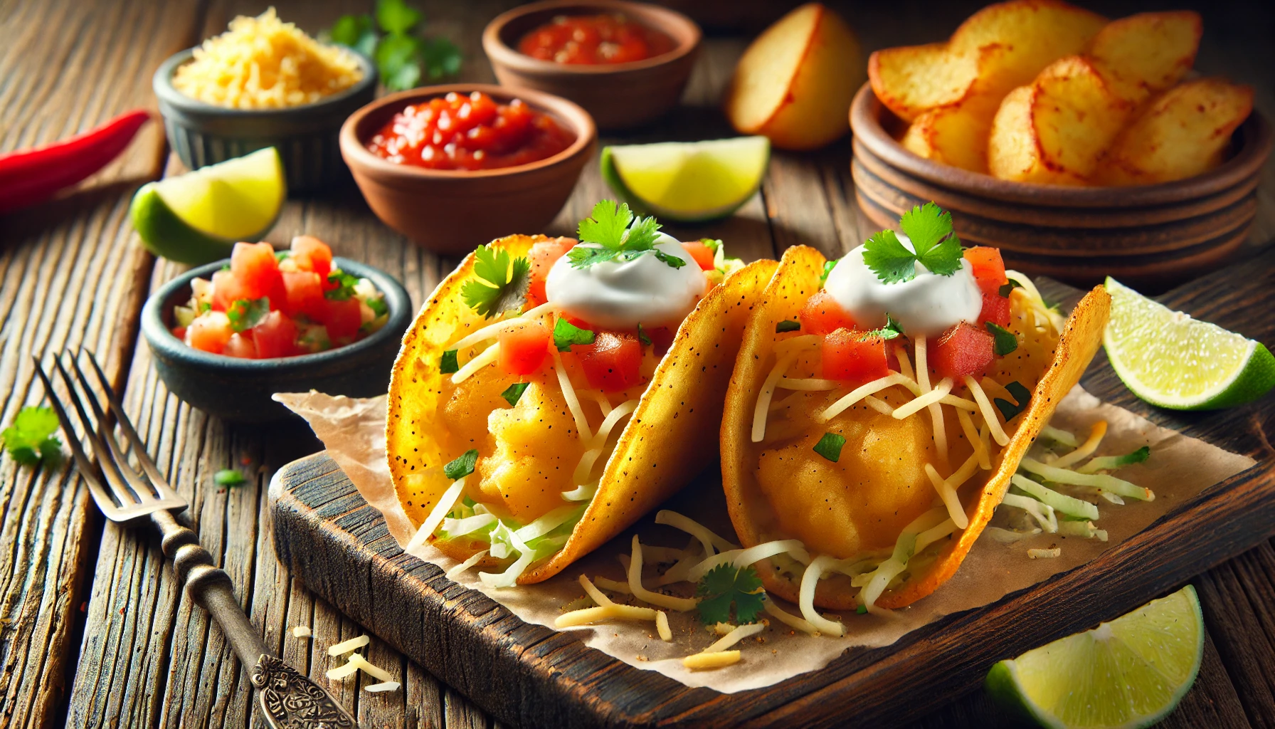 Crispy Potato Tacos Recipe