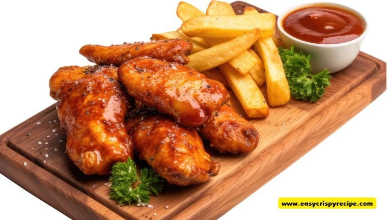 Crispy Rosemary Chicken and Fries Recipe Juicy & Flavorful