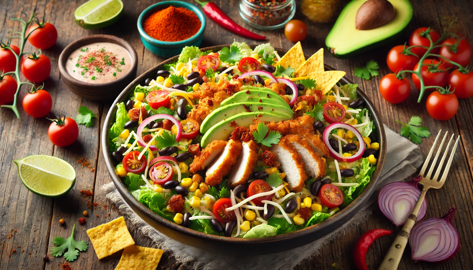 Crispy Southwest Salad Recipe