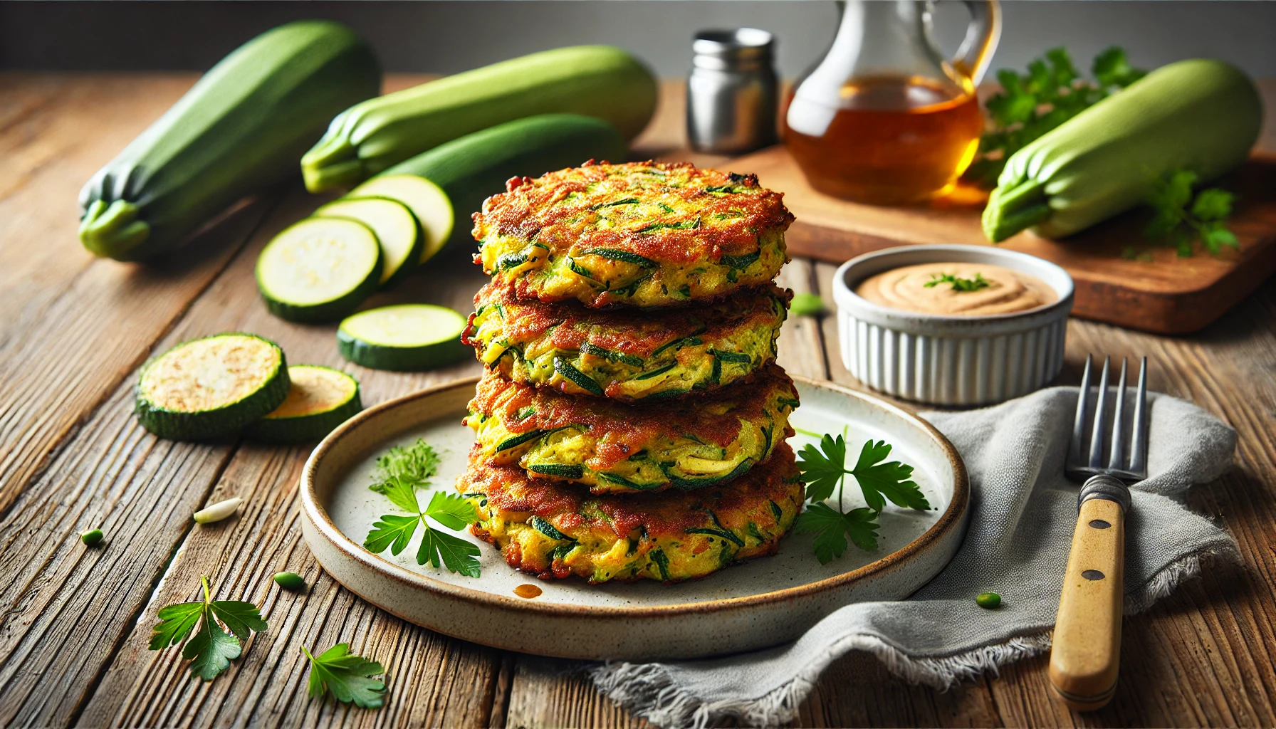 Crispy Zucchini Cakes