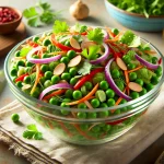 Crunchy Pea and Water Chestnut Salad Recipe