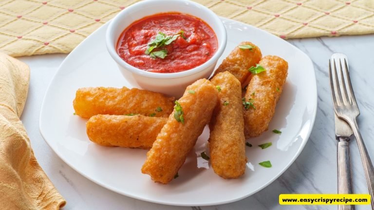 Deep Fried Corn Meal Sticks Sorullitos De Maiz With Dipping Sauce