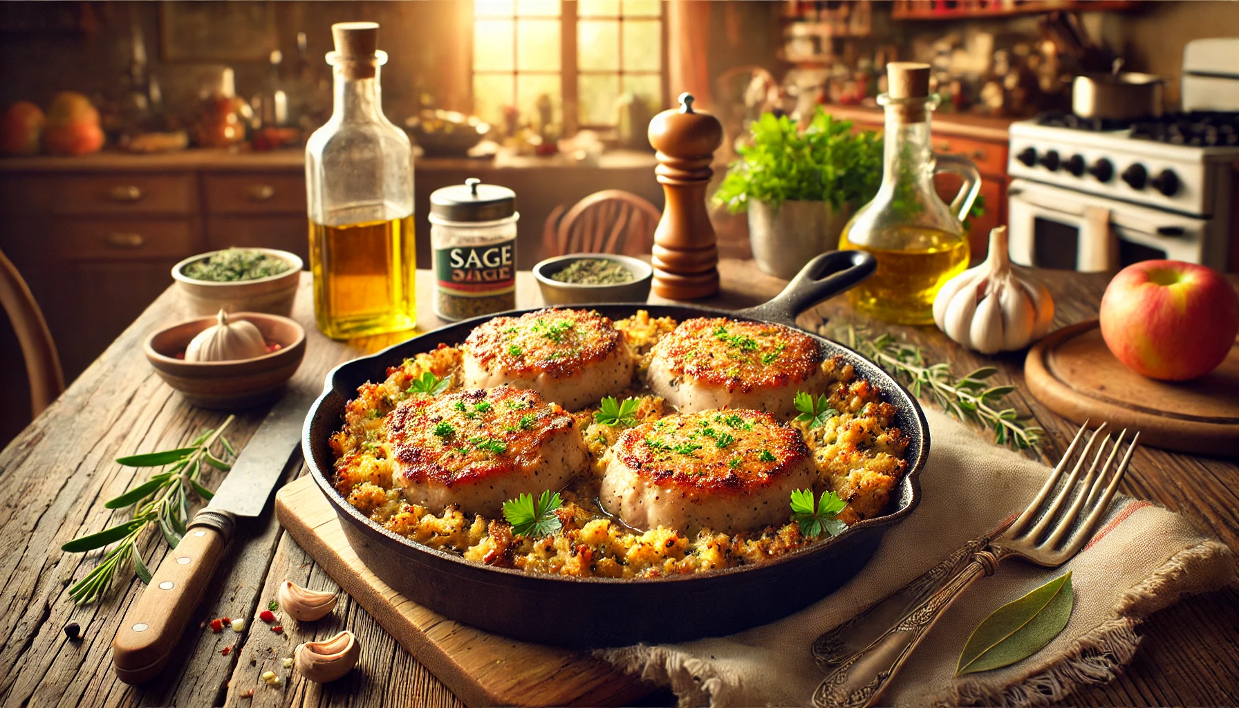 Easy Baked Pork Chops with Stuffing Tips Variations and More