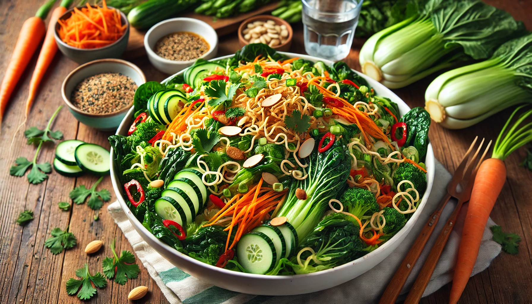 Easy Crunchy Bok Choy Salad Recipe