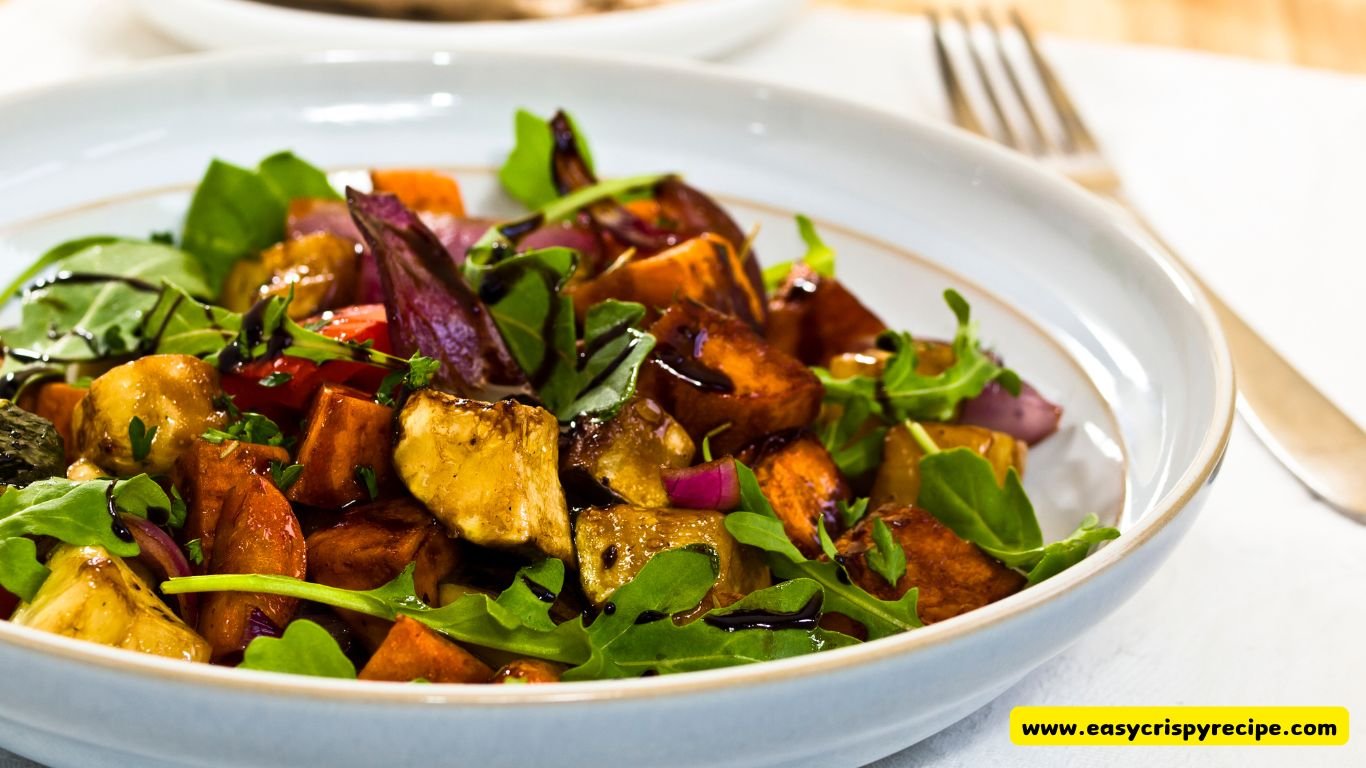 Easy Roasted Balsamic Vegetables with Honey and Rosemary Recipe