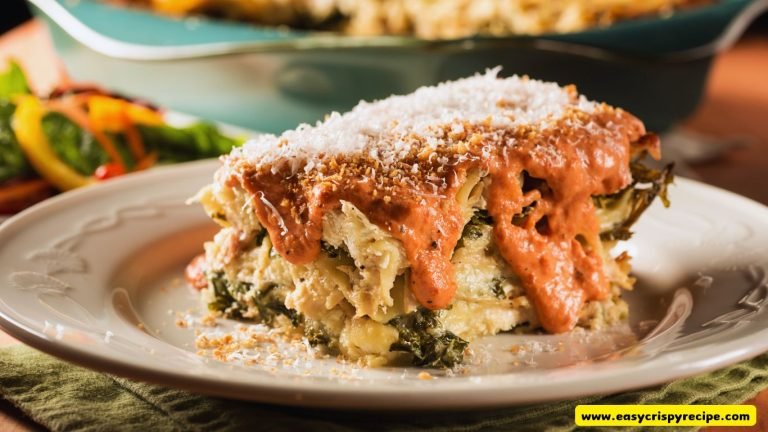 Easy Roasted Vegetable And Kale Lasagna