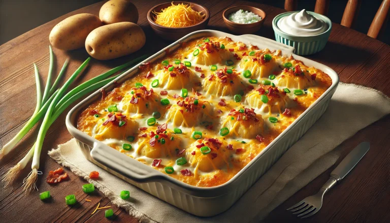 Easy Twice Baked Potato Casserole Recipe