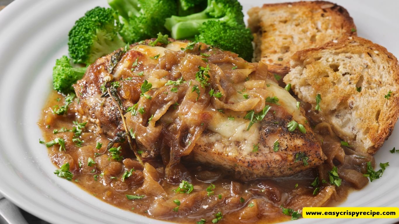 French Onion Breaded Baked Chicken