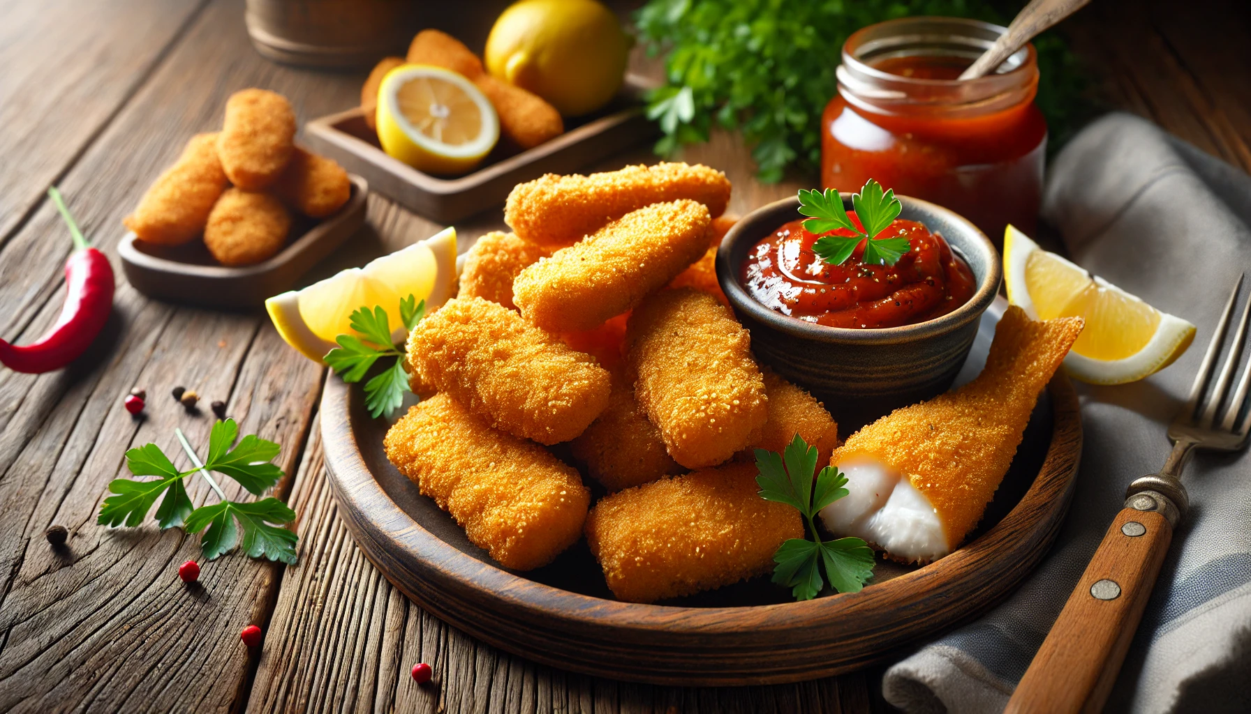 Fried Catfish Nuggets