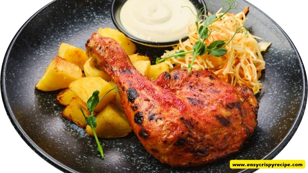 Fried Chicken Thighs with Raspberry Sauce: Crispy & Tangy Delight 1 Fried Chicken Thighs with Raspberry Sauce