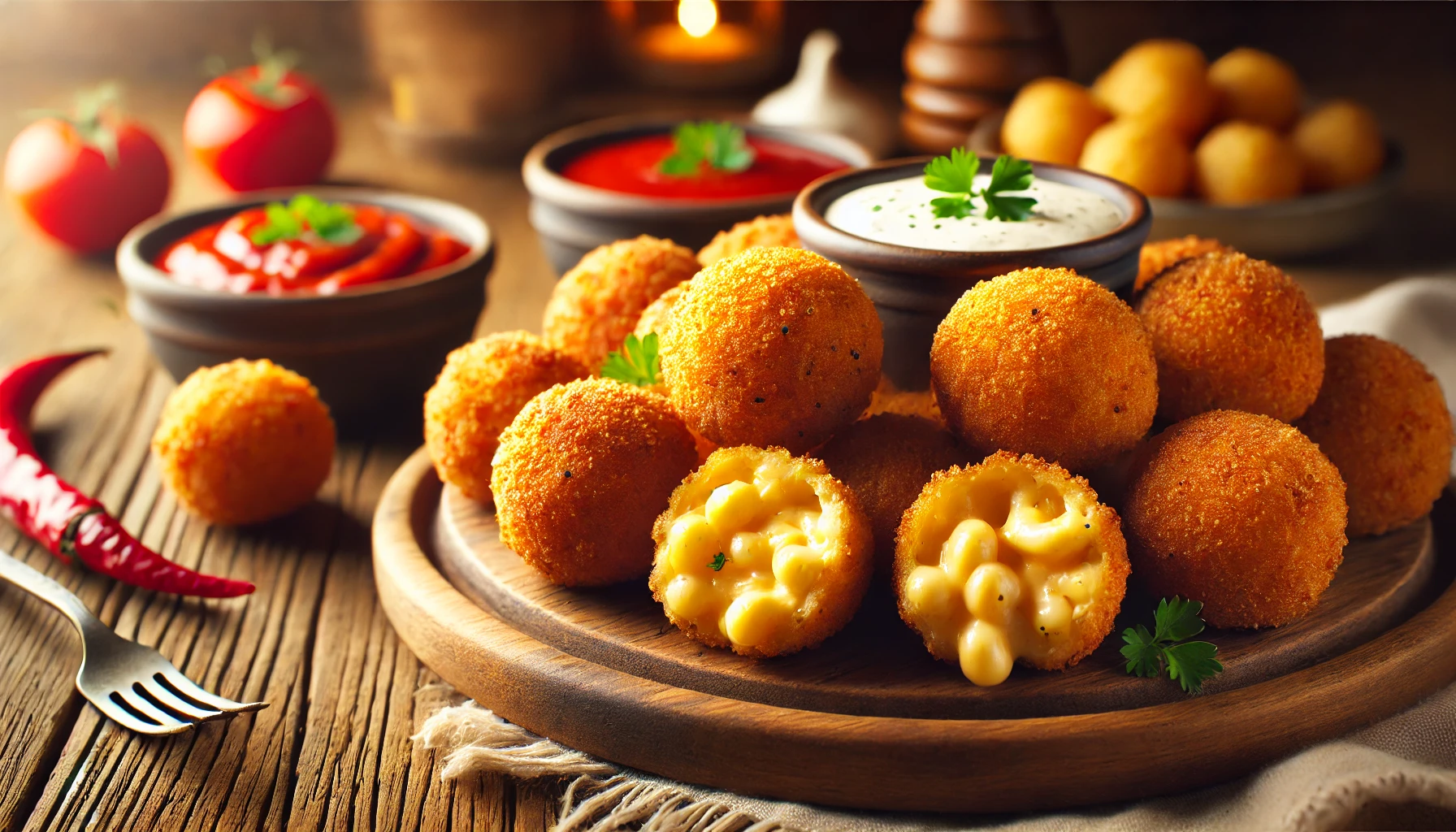 Fried Mac and Cheese Balls