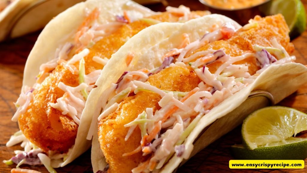 Crispy Tilapia Fish Tacos With Tangy Cabbage Slaw Recipe 1 Crispy Tilapia Fish Tacos With Tangy Cabbage