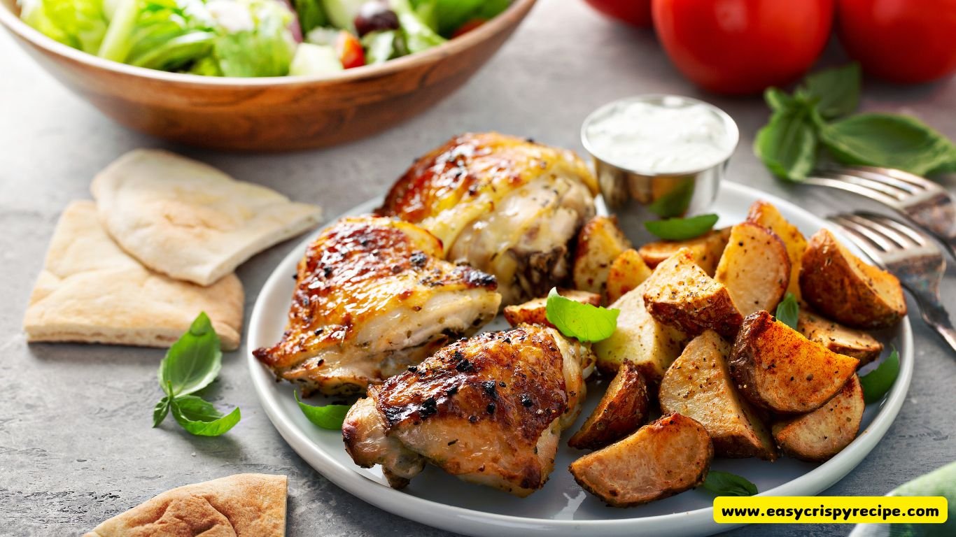 Garlic Roasted Chicken and Potatoes (2)