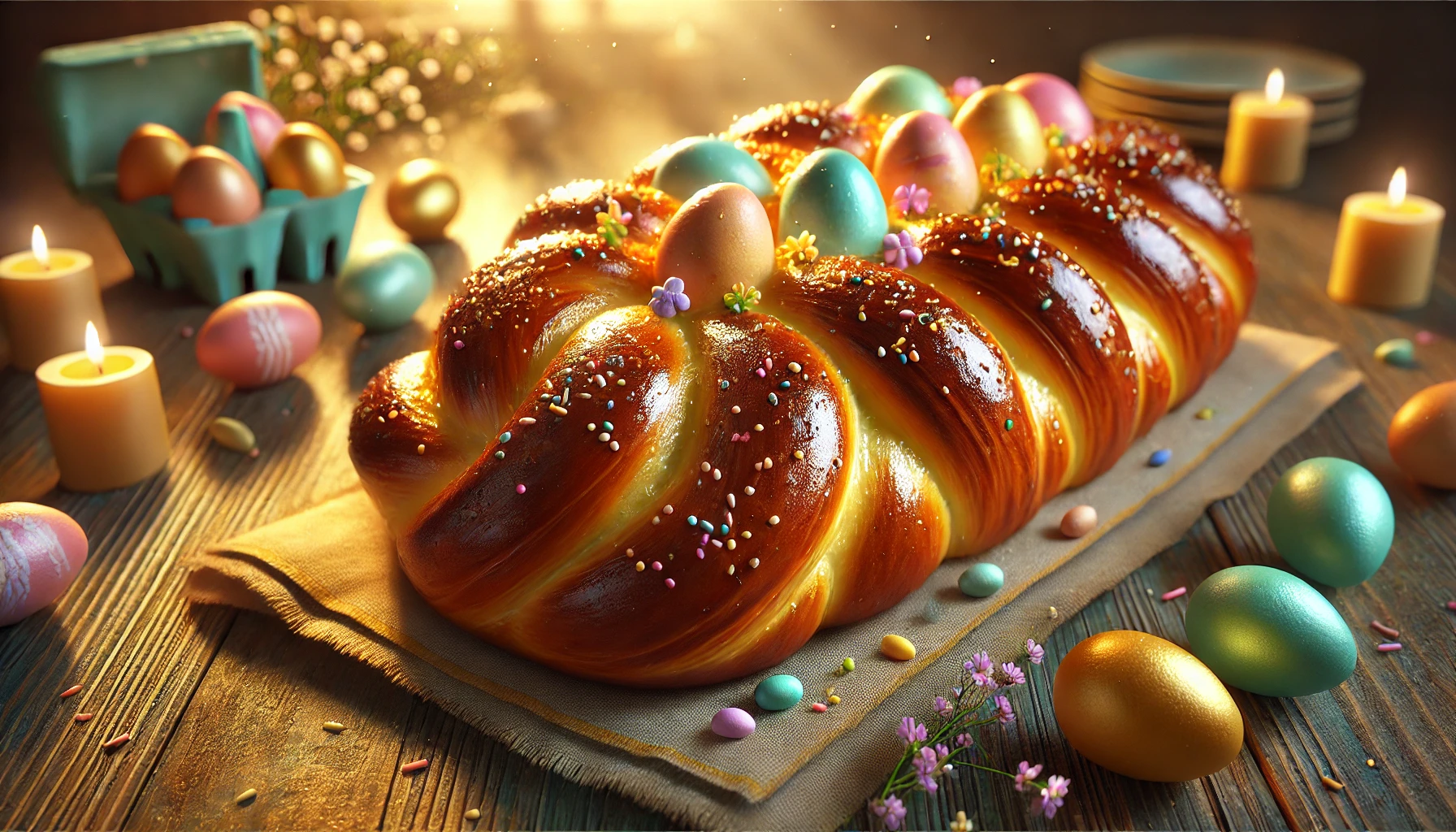 Golden Egg Loaves or Braids Recipe