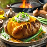 Grilled Baked Potatoes Recipe
