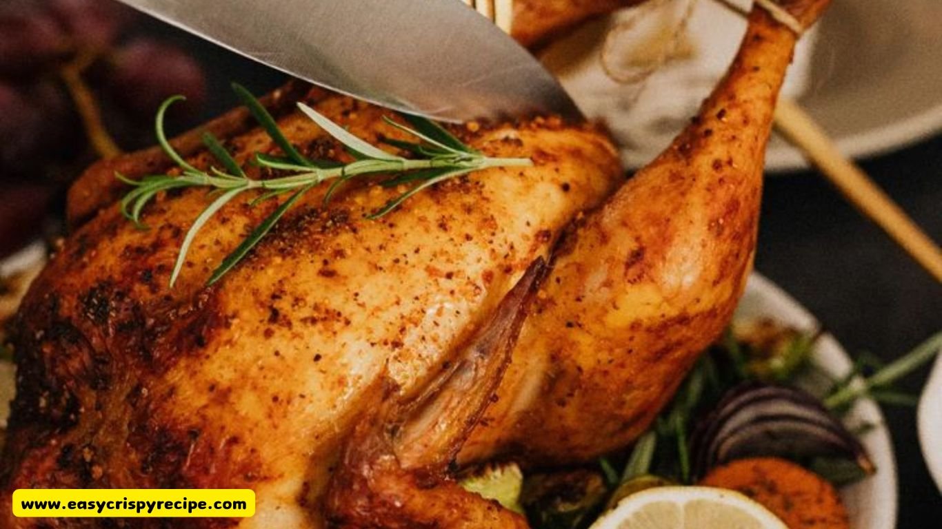 Holiday Fruit Stuffed Roasted Chicken